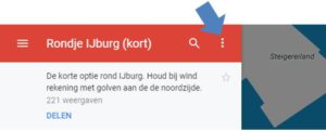 Vaarroutes rondom Amsterdam uitprinten via Google Maps